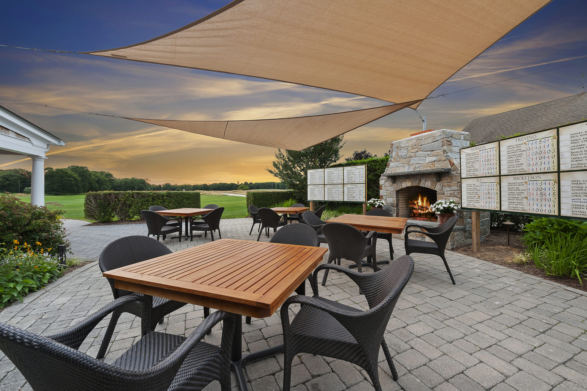 11.Clubhouse Outdoor Lounge With Outdoor Fireplace 